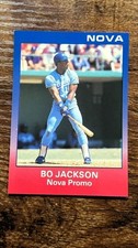 RARE 1988-1989 STAR NOVA BO JACKSON PROMO CARD PRINT RUN OF ONLY 100 picture