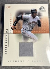 2001 SP Game Used Edition - Authentic Fabric Barry Bonds #BB (MEM) picture