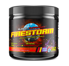Global Supremacy Firestorm Advanced Pre-Workout 30 Servings Wild Strawberry picture