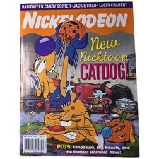 Nickelodeon Magazine October 1998 Halloween Issue CatDog Jackie Chan Vintage 90s picture