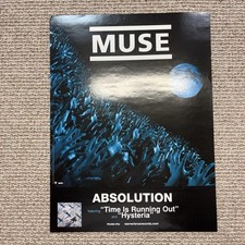 Muse Absolution Promo Poster Time Is Running Out Hysteria 18x24 Original Rare picture