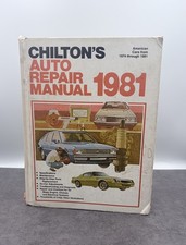 1974-1981 Chilton's Auto Repair Manual American Cars from #6956 Hardcover picture