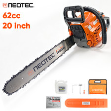 62CC 2-Stroke Gasoline Chainsaw Powered Wood Cutting Engine Gas 20inch Chain Saw picture