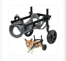 Dog Wheelchair For Back Legs Large Adjustable Pet Mobility Cart 2 Wheels picture