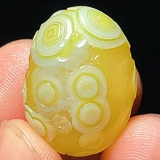 13G Natural Mongolia Gobi Agate Eyes Agate Stone Healing Crystal Gift L7226 picture