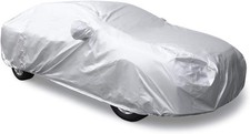 3XL Silver Tone 190T Car Cover Outdoor Weather Waterproof Scratch Rain Snow Heat picture