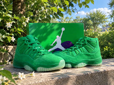 Men's All Size US Jordan 11 “Green Screen” 2026 7-12 picture