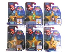 Super Mario Galaxy 1.5” Basic Wave 2 Figs Set of 6 (Rosalina, Cloud Luigi, Flyin picture