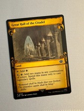 Great Hall of the Citadel (Showcase Scrolls) he Lord of the Rings Magic MTG picture