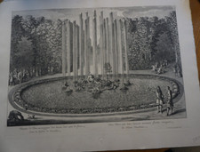 Pierre LEPAUTRE (1660-1744) LARGE ENGRAVING PRINT XX° FOUNTAIN GARDEN VERSAILLES picture