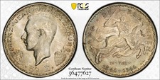1946 Luxembourg 50 Francs  PCGS MS 66  Flashy, Very Appealing Original Gem picture