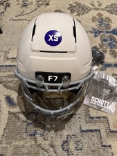 Schutt F7 Air Youth Football Helmet XS White w/ Facemask NOCSAE (D) picture