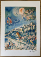 Marc Chagall Signed & Numbered Edition Lithograph 