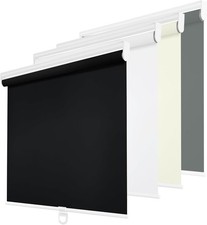 Changshade Cordless Blackout Roller Shade Room Darkening Rolled Up Blind picture