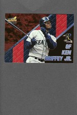 1998 Pacific Aurora Pennant Fever Red Ken Griffey Jr Card #24 MARINERS HOF picture