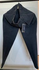 Drake’s Navy Heavy Cotton Twill Games Trousers. Made In Italy picture