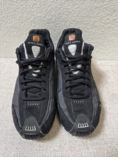 *ULTRA RARE COLLECTORS ITEM *ORIGINAL Nike Shox R4 Black Comet Red Sz 11 BOING picture