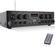 Pyle Amplifier Stereo Receiver Bluetooth Home Audio 750 Watt 6 Channel Amplifier picture