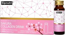 Sakura Collagen Drink with Cherry Blossom Extract, 50 ml x 10 Bottles picture