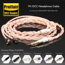 4 Core Litz Braided Earphone Cable 2pin for Etymotic ER4B ER4PT ER4S ER6I ER4 picture