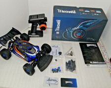 RLAARLO  Amoril 1/10 4WD Brushless Electric RTR RC Truck Blue/Black High Speed picture