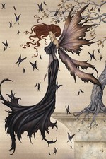 Mystique by Amy Brown 18x24 inch Black Fairy Art Poster Print picture