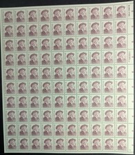 1988 USA 15c Buffalo Bill Cody Sheet -Scott 2177 -MNH, OG -No Sig Flaws picture