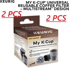 ✔️2 PCS  Keurig My K-Cup Universal Reusable Filter MultiStream Technology NEW picture