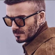 2024 Classic Men's Square Sunglasses Fashion Brand Designer Rivet Retro picture