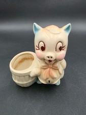 Vintage Porky Pig Shawnee Pottery Planter 4”x5” picture