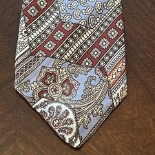Vintage Halls Crown Center Tie 100% Silk Men’s Neck Tie picture