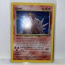 Holo Entei Pokémon 2001 Neo Revelation 6/64 Unlimited Rare WOTC   picture