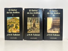 Vintage 1985 El Señor de los Anillos Trilogy Set JRR Tolkien Minotauro SPANISH picture