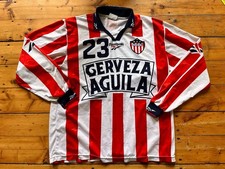 Reebok Junior De Barranquilla 1996 Home Jersey Size L Long Sleeve picture