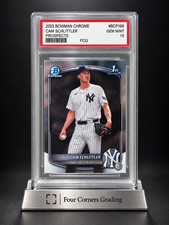 2025 Bowman Chrome Cam Schlittler 1st Bowman Rookie Card BCP-166 Gem Mint 10 RC picture