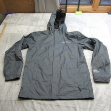 Columbia Watertight Jacket Mens Small Gray Waterproof Packable Hooded Light Wind picture