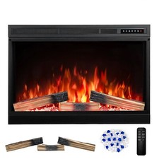 R.W.FLAME 36'' Recessed Electric Fireplace Insert,Remote Control,750W-1500W picture