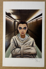 Sas Christian signed print 2005 Hi Fructose lowbrow picture