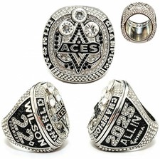2025 Las Vegas Aces WNBA Championship Ring WILSON Size11 picture
