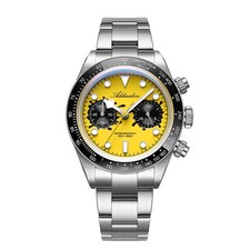 ADDIESDIVE Retro Men's Watches 40mm Quartz Watch For Men Chronograph Ceramic Bez picture
