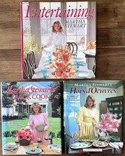 Vintage Martha Stewart Entertaining, Quick Cooks, Hors d’Oeuvres Cookbooks 1982 picture