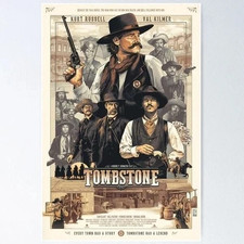 Tombstone Classic Western Movie Art Poster picture