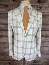 LBM 1911 Linen Blazer Size 38 (48 EU) bs77 picture