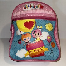 Lalaloopsy 12.5”Pink Polka Dot “SEW MAGICAL”Backpack Very RARE  picture