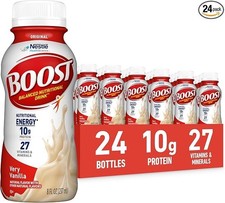 BOOST Original Nutritional Shake Very Vanilla Ready to Drink 24 Bottles picture