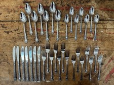 Vintage Ekco Eterna “Beaumont” Stainless Japan 7 Place Settings (set Of 35) picture