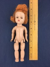 Vintage 1959–62 Vogue Ginny Doll – 7” Red Hair, Blue Sleep Eyes, Bendable Knees picture