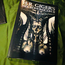 Vintage 1997 H.R. Giger Necronomicon II Hardcover Collectible Art Book Occult picture