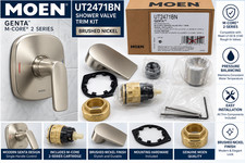 Mo*en UT2471BN Genta M-CORE 2-Series Shower Valve Trim Brushed Nickel picture