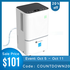 DR.PREPARE 2600 Sq.Ft Energy Star Most Efficient 2025 Dehumidifier, Max 38 Pints picture